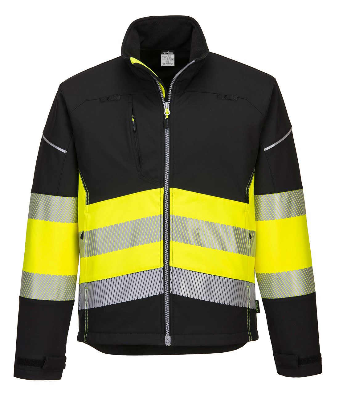 Portwest PW3 Hi-Vis Class 1 Softshell Jacket (3L)