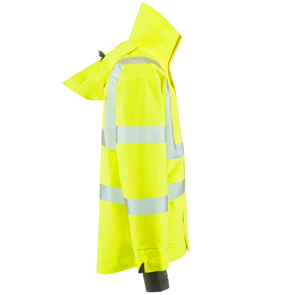 Leo Workwear Dartmoor Leo Ecoviz 15K Performance+ Breathable Bomber Jacket Hi Vis Class 3