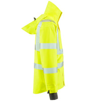 Leo Workwear Dartmoor Leo Ecoviz 15K Performance+ Breathable Bomber Jacket Hi Vis Class 3