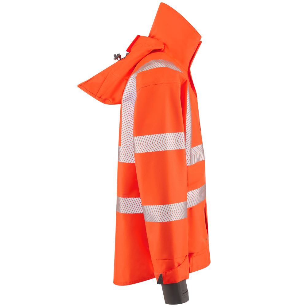 Leo Workwear Dartmoor Leo Ecoviz 15K Performance+ Breathable Bomber Jacket Hi Vis Class 3