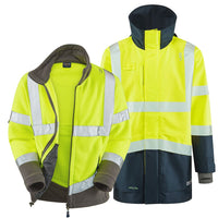 Leo Workwear Clovelly + Hartland Leo 3-In-1 Anorak + Fleece Jacket