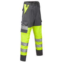 Leo Workwear Beckamoor Leo Ecoviz Womens Stretch Cargo Trouser Hi Vis
