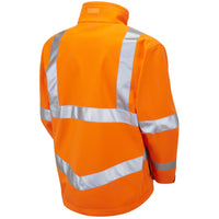 Leo Workwear Buckland Leo Ecoviz Softshell Jacket Hi Vis