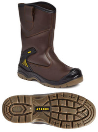 Apache AP305 Water Resistant Rigger Boot with Ankle Pads & Midsole