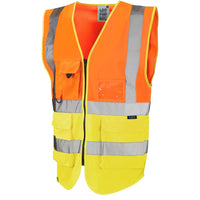 Leo Workwear Lynton Leo Ecoviz Superior Waistcoat