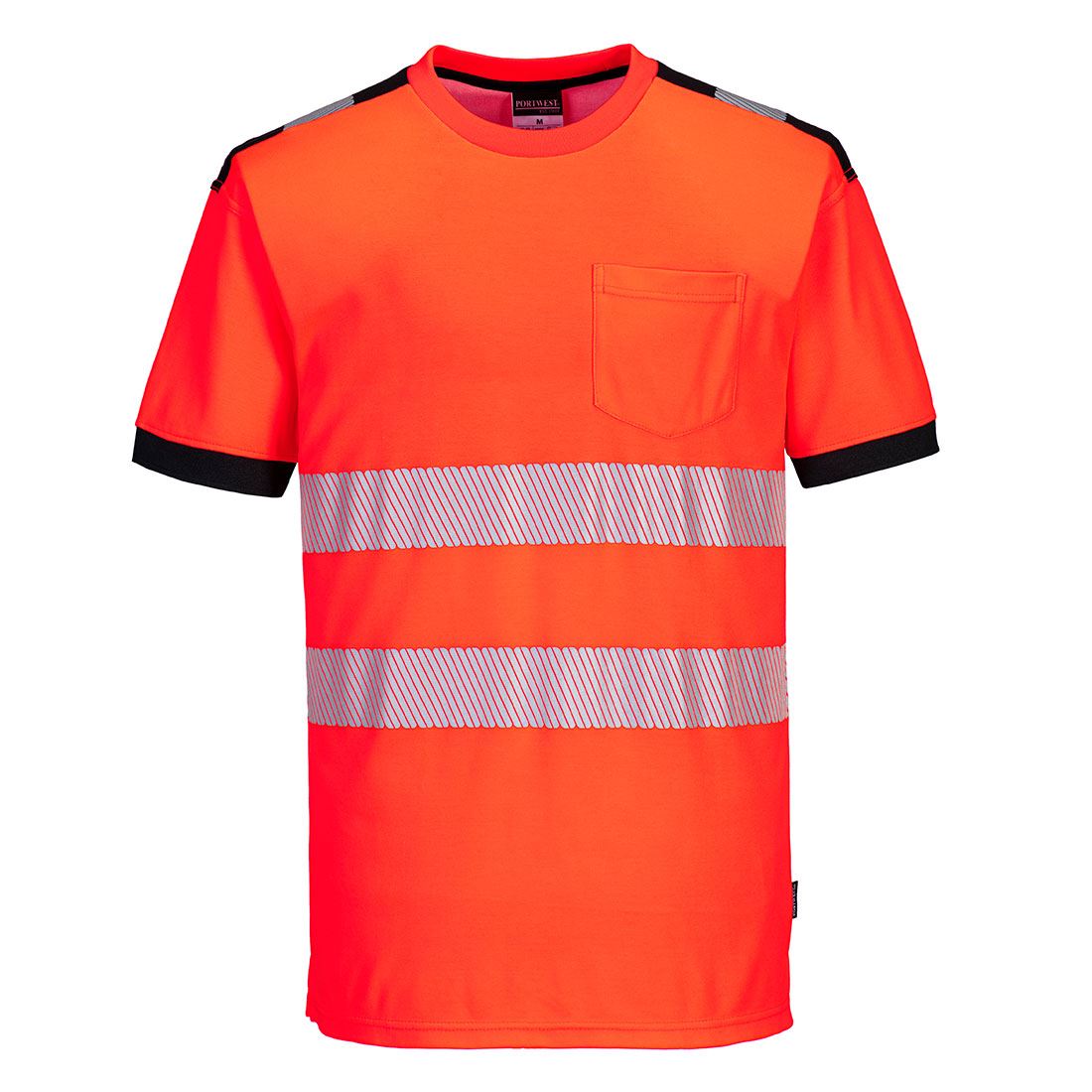 Portwest PW3 Hi-Vis Short Sleeve T-Shirt