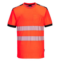 Portwest PW3 Hi-Vis Short Sleeve T-Shirt