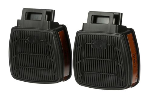 3M D8055 Secure Click Dual Flow A2 Filter (8 Pack)