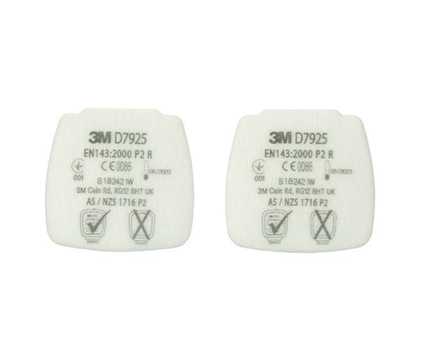 3M D7925 Secure Click P2R Particulate Filter (40 Pack)