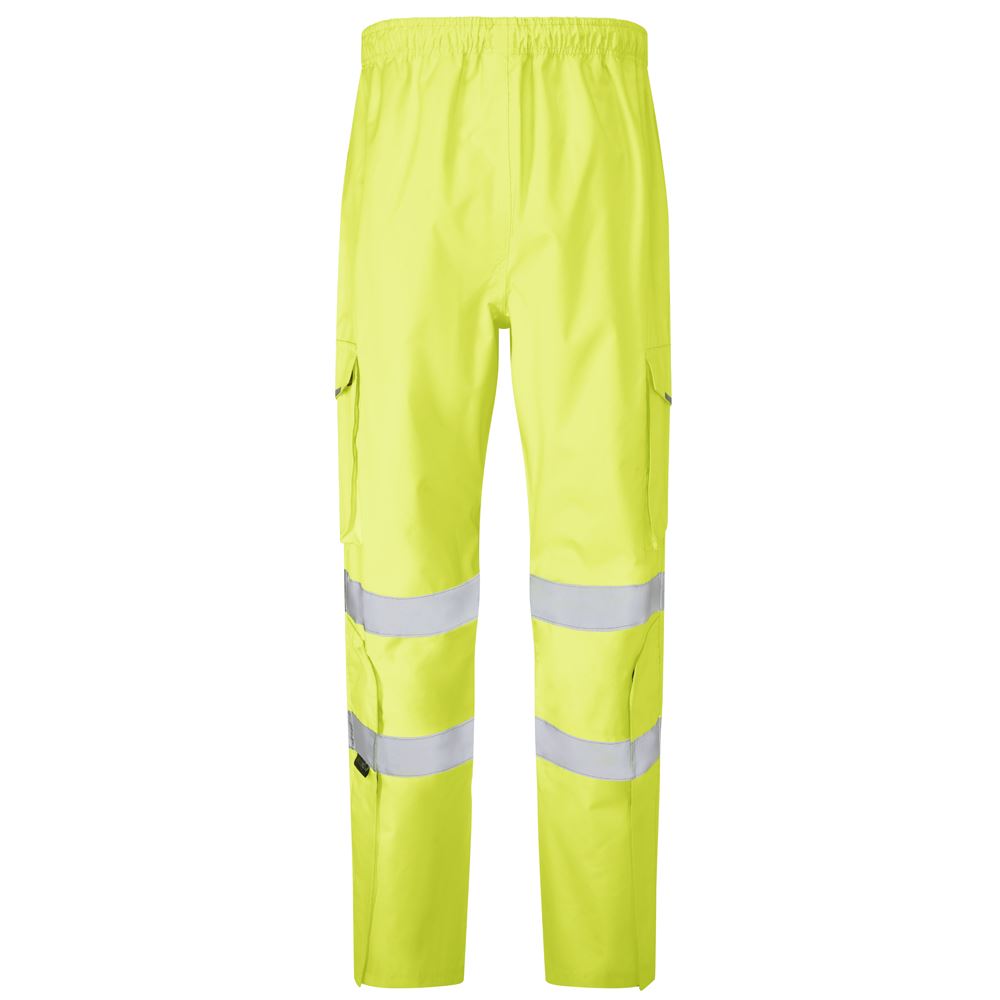 Leo Workwear Appledore Leo Ecoviz 4K Cargo Overtrouser Waterproof Reflective