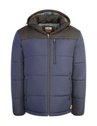 JCB Workwear Unisex Padded Jacket with Hood