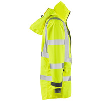 Leo Workwear Eastleigh Leo Ecoviz 10K Performance Breathable Anorak Hi Vis Jacket Coat