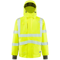 Leo Workwear Dartmoor Leo Ecoviz 15K Performance+ Breathable Bomber Jacket Hi Vis Class 3