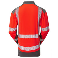 Leo Workwear Wringcliff Leo Ecoviz Performance+ Dual Colour Polo Shirt Lightweight Breathable