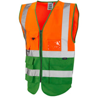 Leo Workwear Lynton Leo Ecoviz Superior Waistcoat