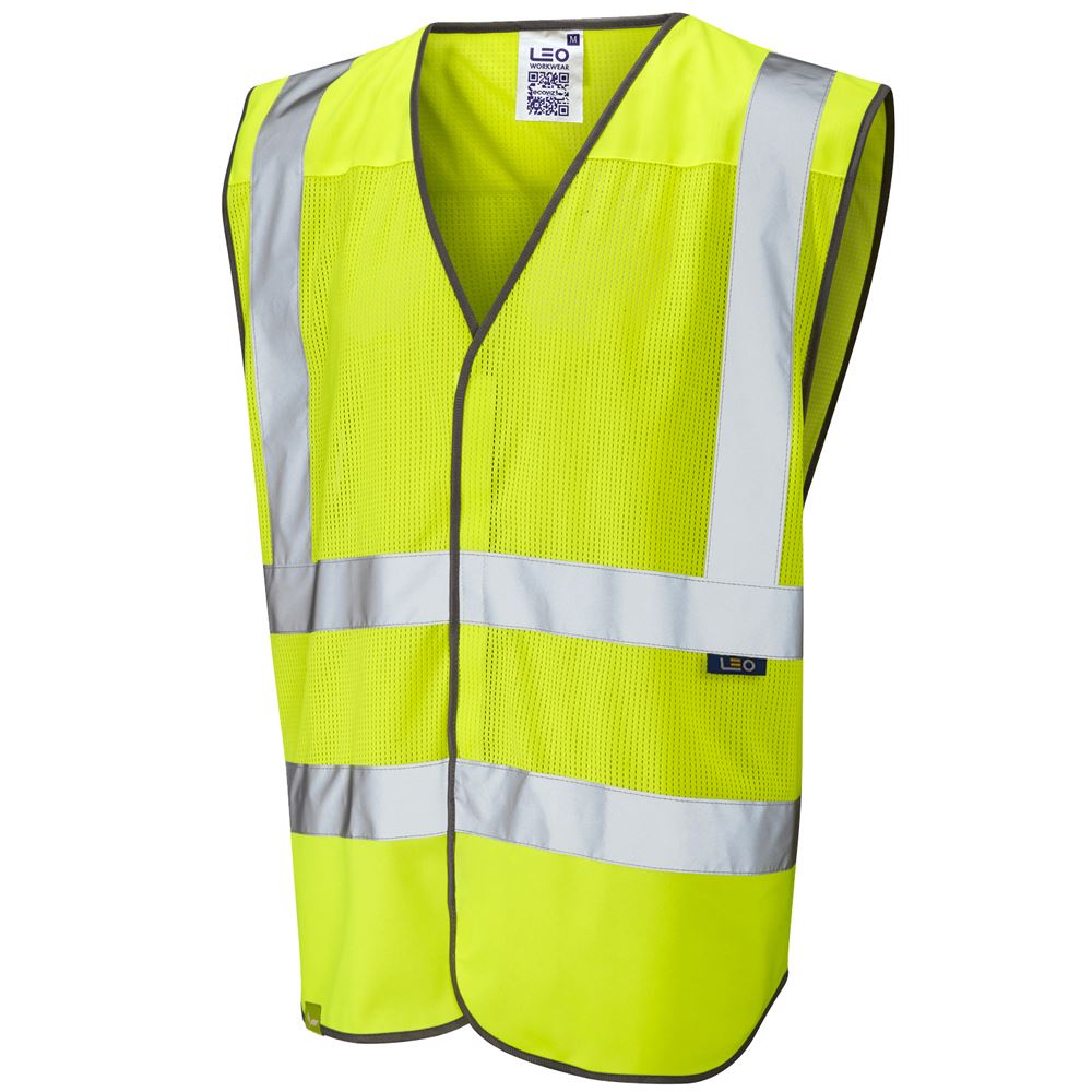 Leo Workwear Arlington Leo Ecoviz Mesh Waistcoat