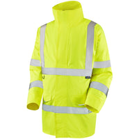 Leo Workwear Tawstock Leo Ecoviz 4K Baffle Lined Anorak Waterproof Jacket Coat