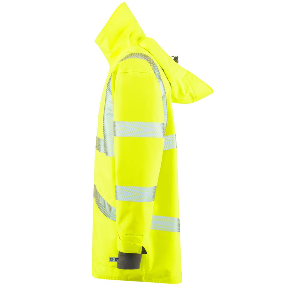 Leo Workwear Clovelly Leo Ecoviz 15K Performance+ Breathable Anorak Hi Vis