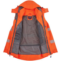 Leo Workwear Dartmoor Leo Ecoviz 15K Performance+ Breathable Bomber Jacket Hi Vis Class 3