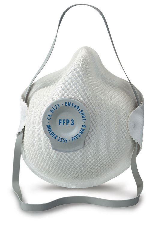 Moldex 2555 FFP3 Moulded Valved Mask (20 Pack)