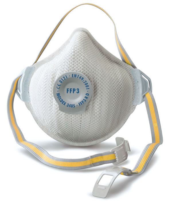 Moldex 3405 FFP3 Moulded Valved Mask (5 Pack)