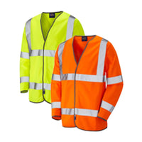 Leo Workwear Shirwell Leo Ecoviz Sleeved Waistcoat
