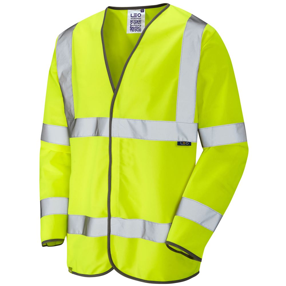 Leo Workwear Shirwell Leo Ecoviz Sleeved Waistcoat