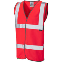 Leo Workwear Tarka Leo Ecoviz Waistcoat Hi Vis Superior