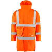 Leo Workwear Tawstock Leo Ecoviz 4K Baffle Lined Anorak Waterproof Jacket Coat