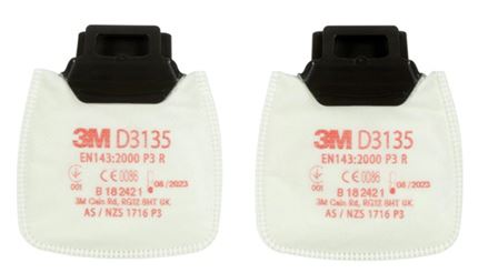 3M D3135 Secure Click P3R Particulate Filter (20 Pack)