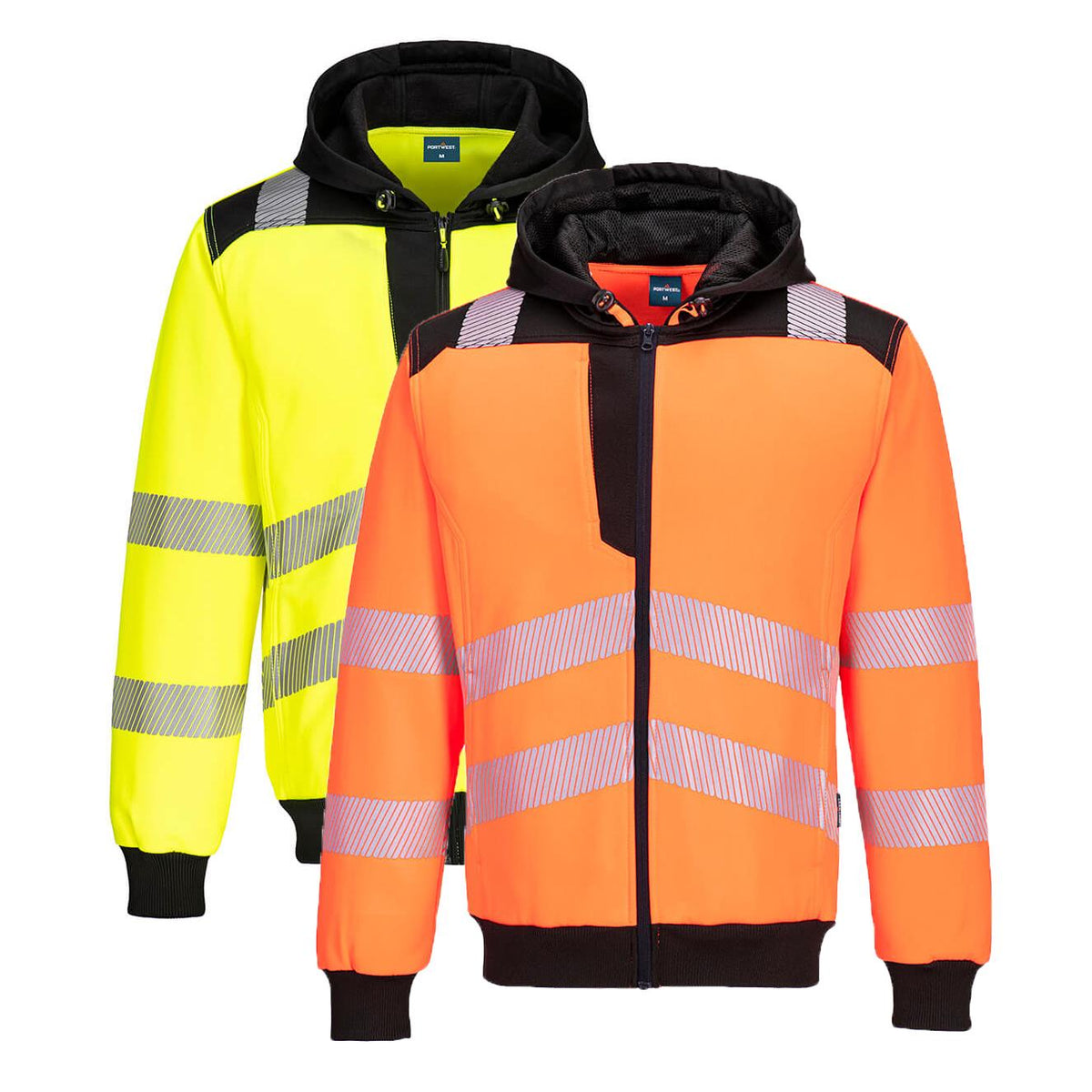 Portwest PW3 Hi-Vis Zip Hoodie