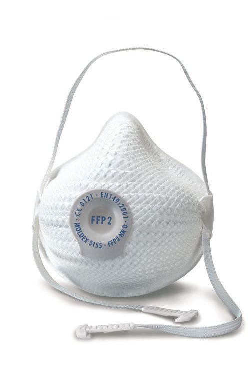 Moldex 3155 FFP2 Moulded Valved Mask (10 Pack) (Small)