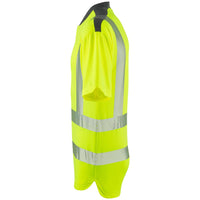 Leo Workwear Putsborough Leo Ecoviz Coolmax High Performance T-Shirt Hi Vis Traffic