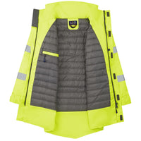 Leo Workwear Marwood Leo Ecoviz 4K Superior Baffle Lined Anorak Hi Vis