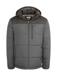 JCB Workwear Unisex Padded Jacket with Hood