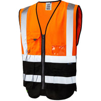 Leo Workwear Lynton Leo Ecoviz Superior Waistcoat