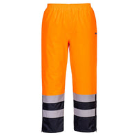Portwest Hi-Vis Lined Rain Pants