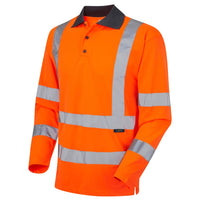 Leo Workwear Woolsery Leo Ecoviz Performance Sleeved Polo Shirt