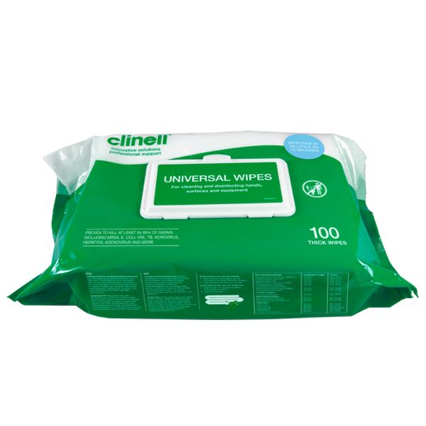 Clinell Universal Wipes (100 Pack)