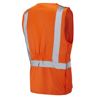 Leo Workwear Copplestone Leo Ecoviz Pc Railway Plus Waistcoat Hi Vis Railway