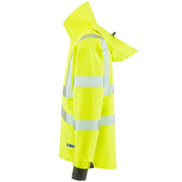 Leo Workwear Dartmoor Leo Ecoviz 15K Performance+ Breathable Bomber Jacket Hi Vis Class 3