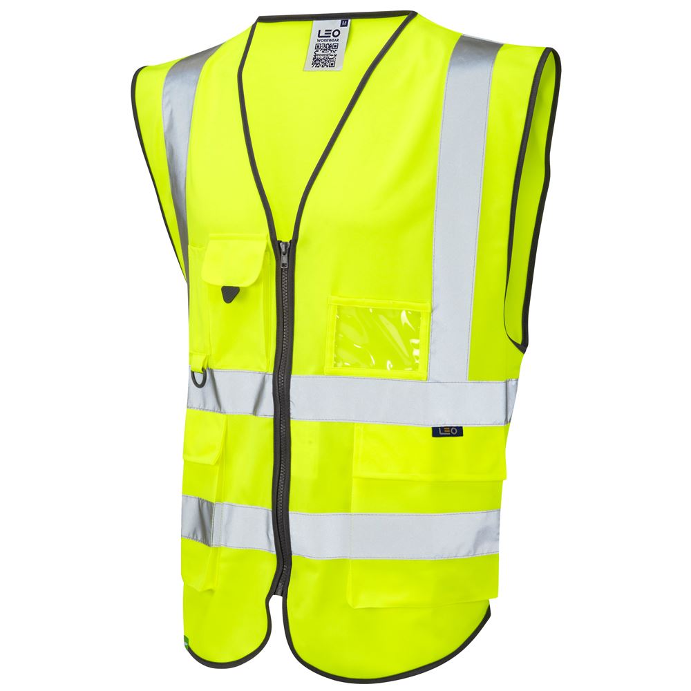 Leo Workwear Lynton Leo Ecoviz Superior Waistcoat