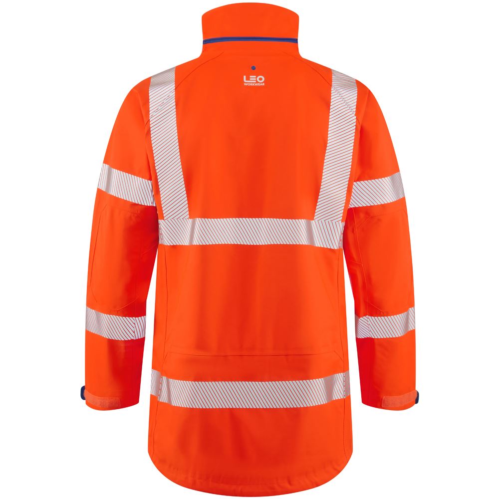 Leo Workwear Marisco Leo Ltec 20K High Performance Breathable Waterproof Hi Vis