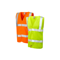 Leo Workwear Milford Leo Ecoviz Lfs Waistcoat (En 14116) Class 2 Hi Vis
