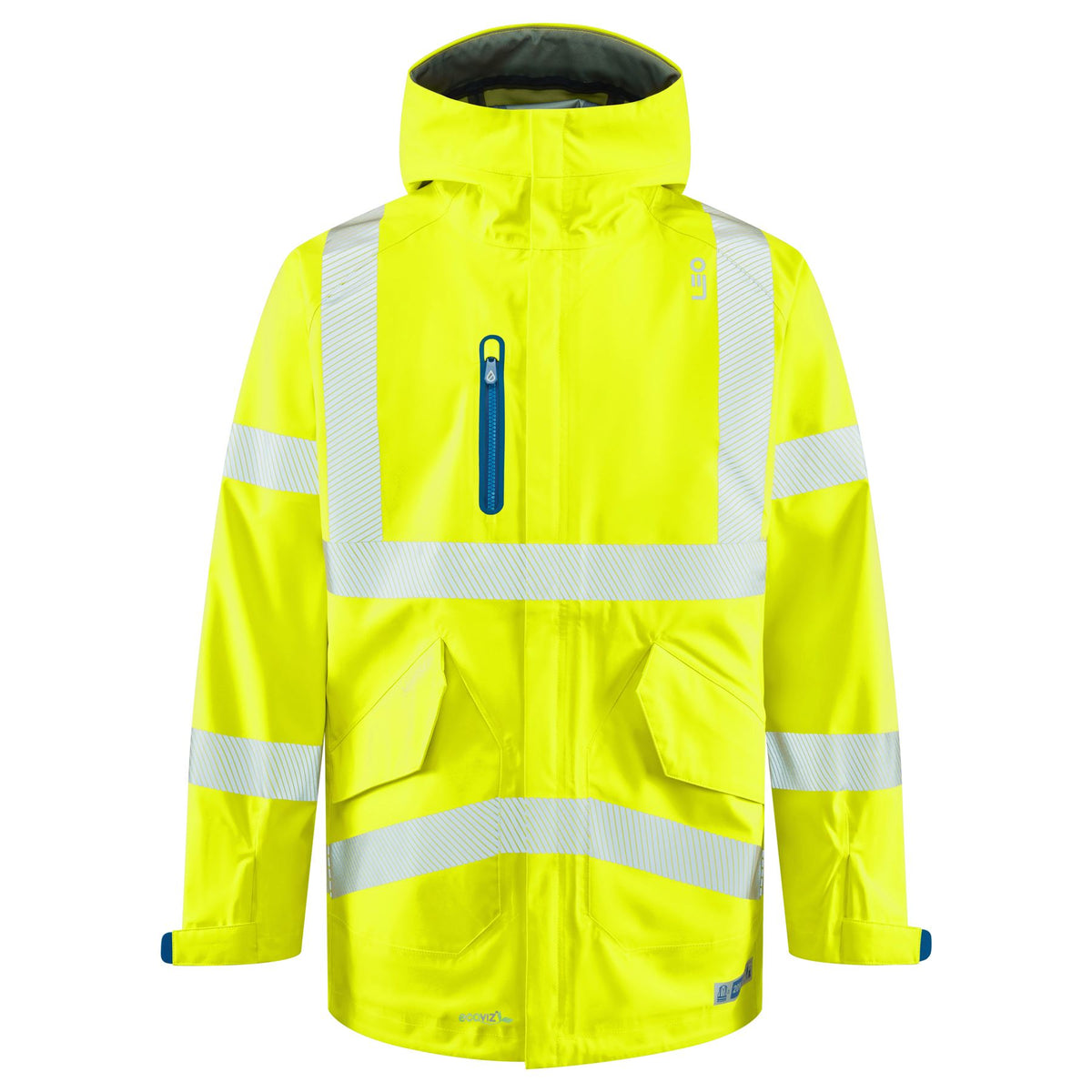 Leo Workwear Marisco Leo Ltec 20K High Performance Breathable Waterproof Hi Vis
