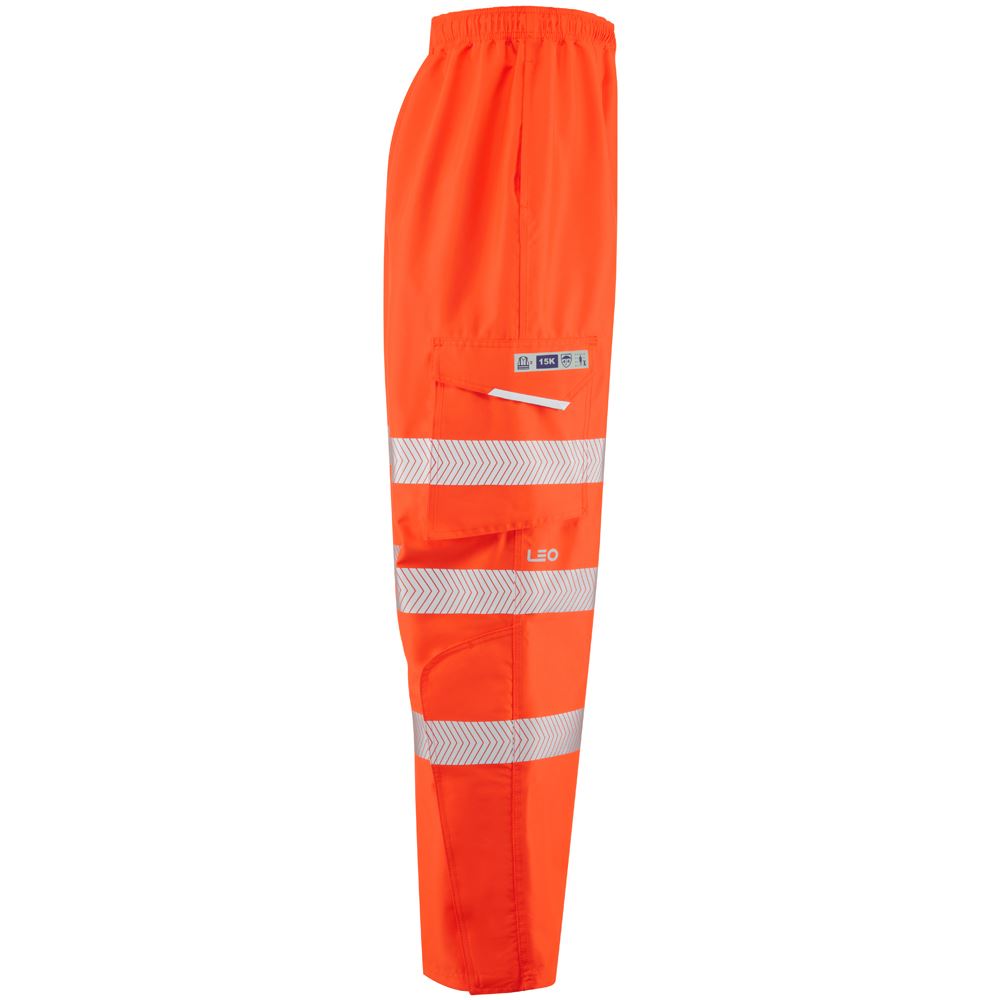 Leo Workwear Instow Leo Ecoviz 15K Performance+ Breathable Cargo Overtrouser