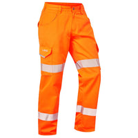 Leo Workwear Yelland Leo Ecoviz Lightweight Poly/Cotton Cargo Trouser Class 1
