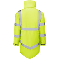 Leo Workwear Marwood Leo Ecoviz 4K Superior Baffle Lined Anorak Hi Vis
