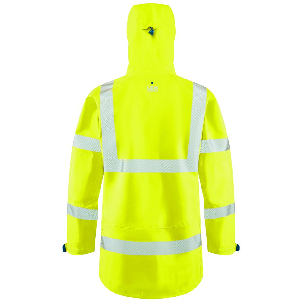 Leo Workwear Marisco Leo Ltec 20K High Performance Breathable Waterproof Hi Vis