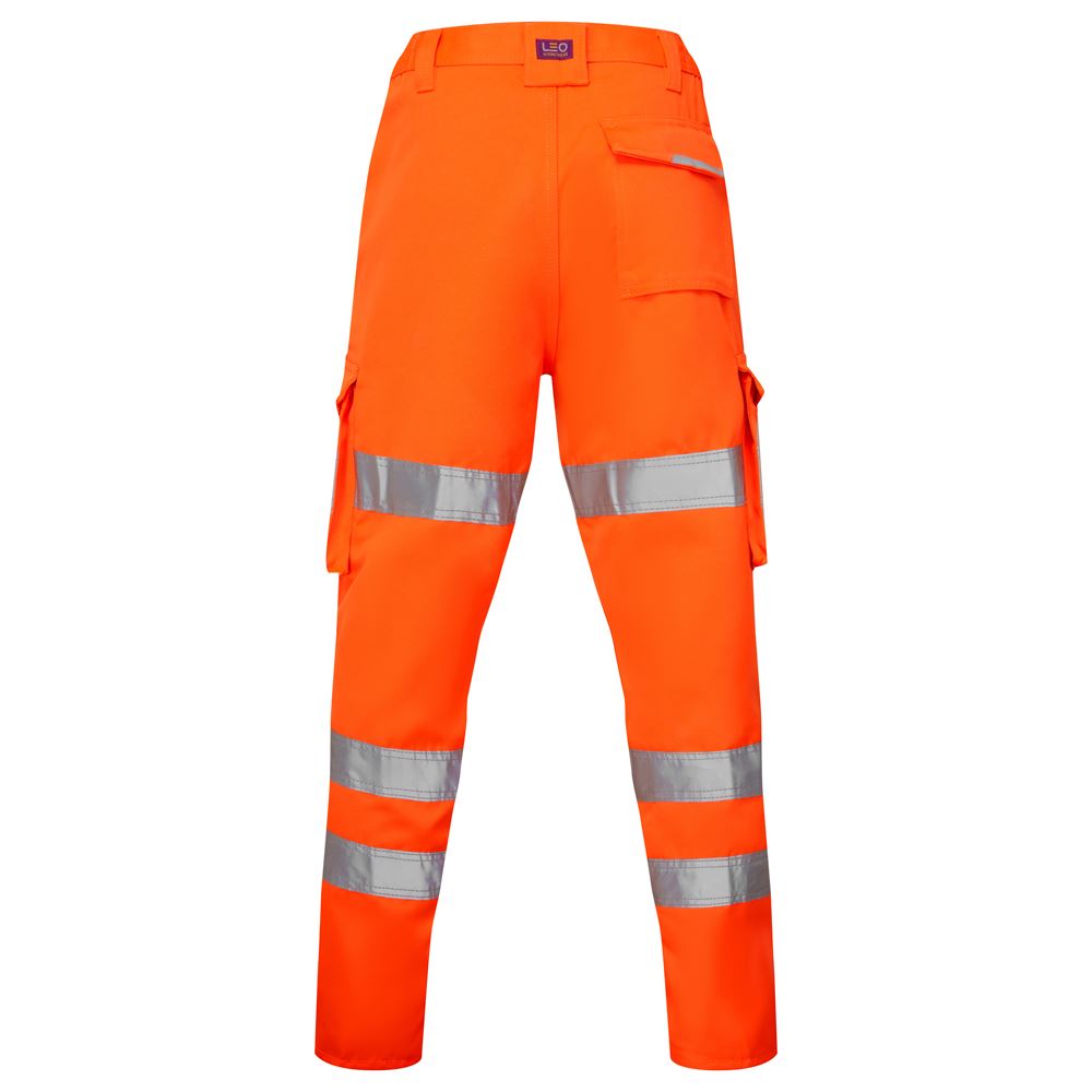 Leo Workwear Pennymoor Leo Ecoviz Womens Poly/Cotton Cargo Trouser